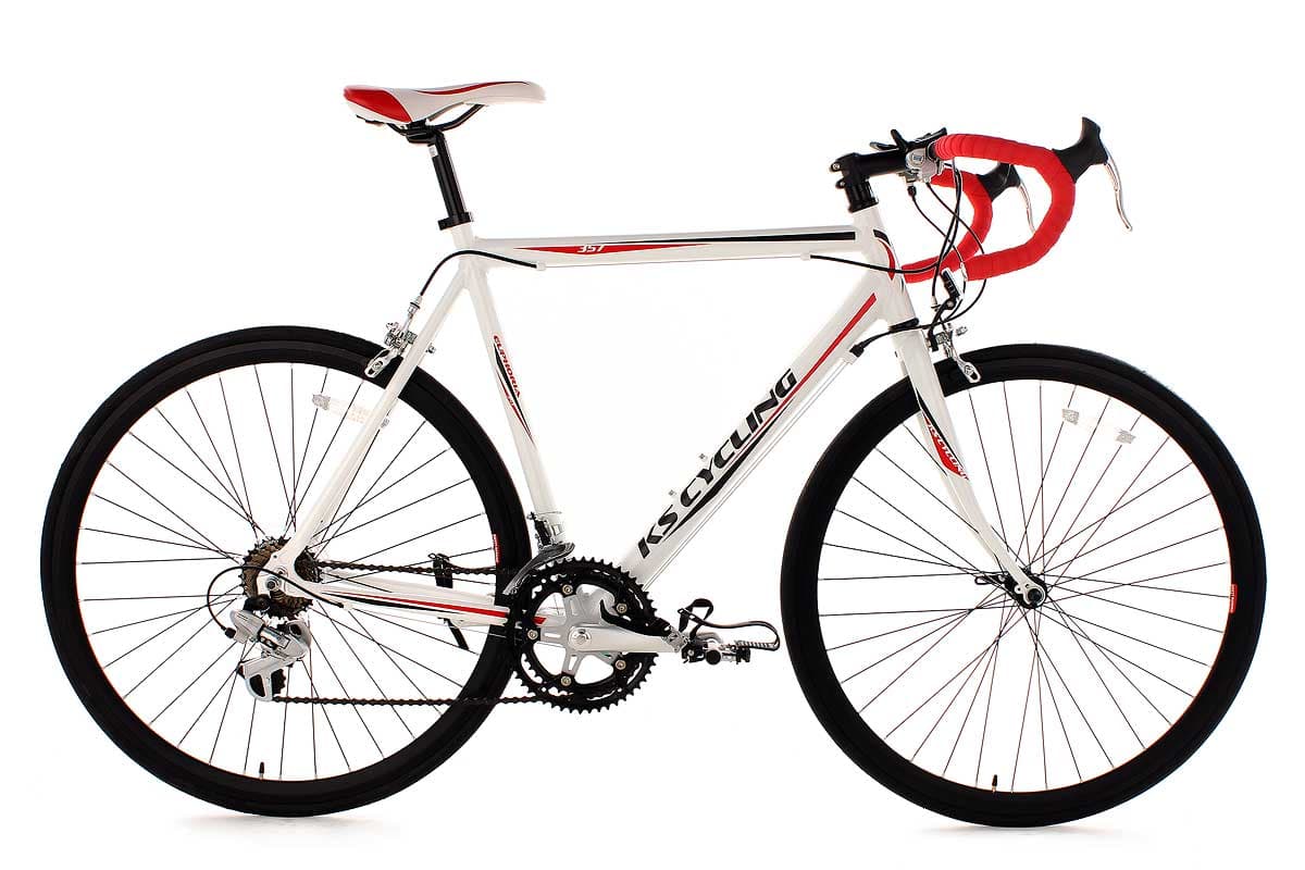 Road Racing Bike 28" Euphoria 58cm 14 Gear White KS Cycling