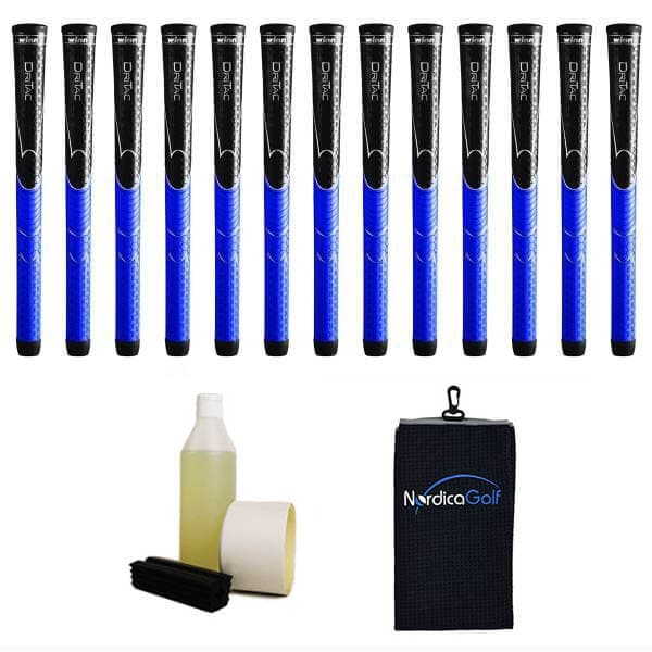 Winn DriTac Midsize Black/Blue 13 grip, klemme, væske, griptape, håndklæde