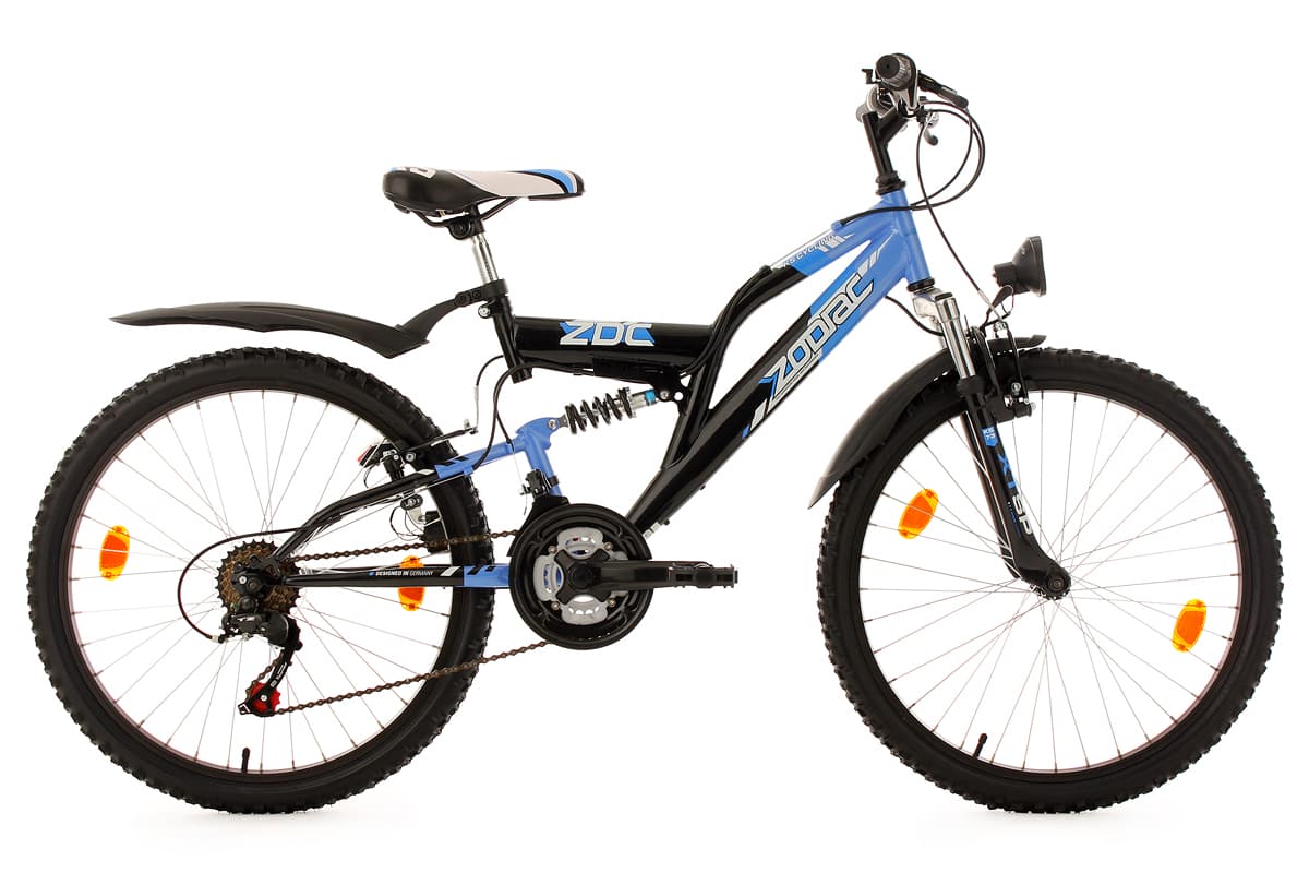 Children's MTB 24" Fully Zodiac Blue-Black KS Cycling