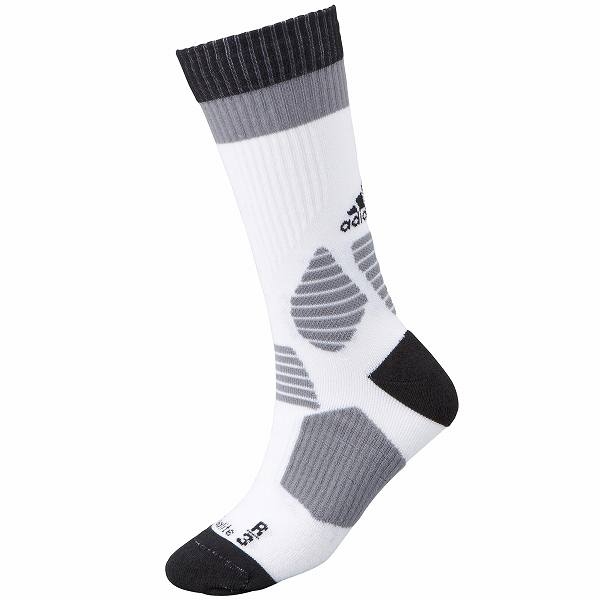 adidas ID Crew Football Training Socks Light WhiteBlackGrey