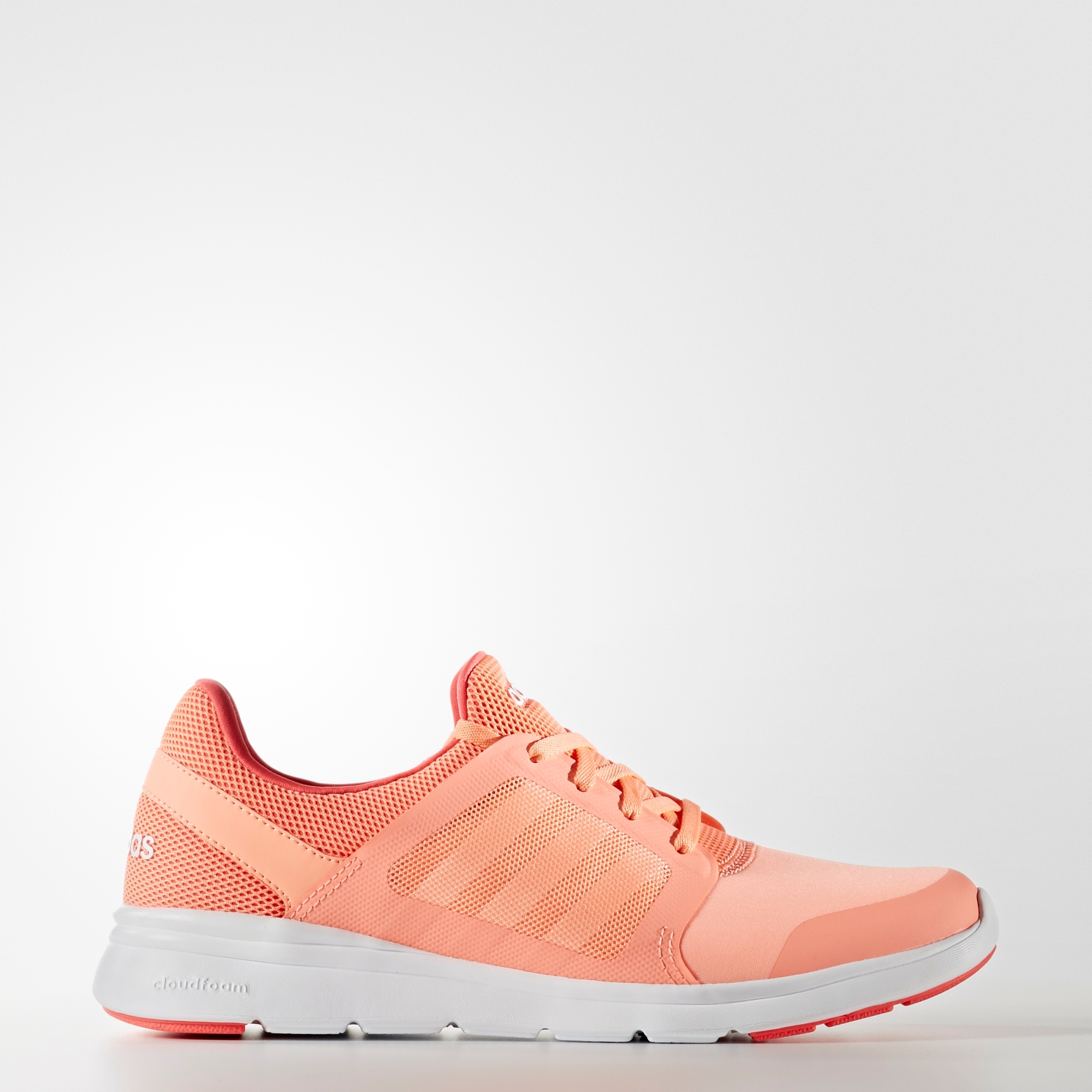 adidas NEO Cloudfoam Xpression, Woman, Sun Glow/White/Shock Red - Sko - CDON.COM