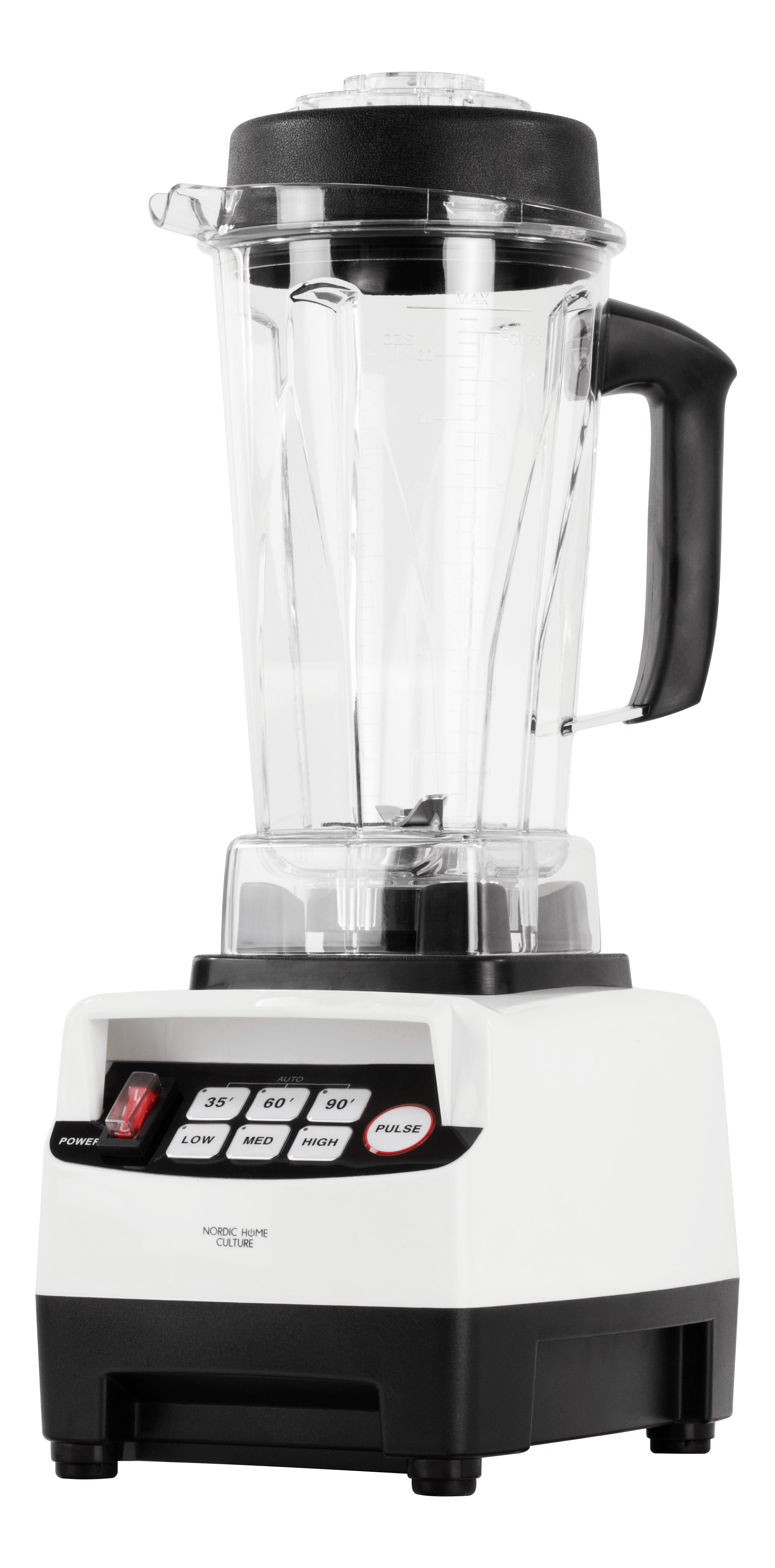 NORDIC HOME power blender, 1500W, up to 30000 rpm, white