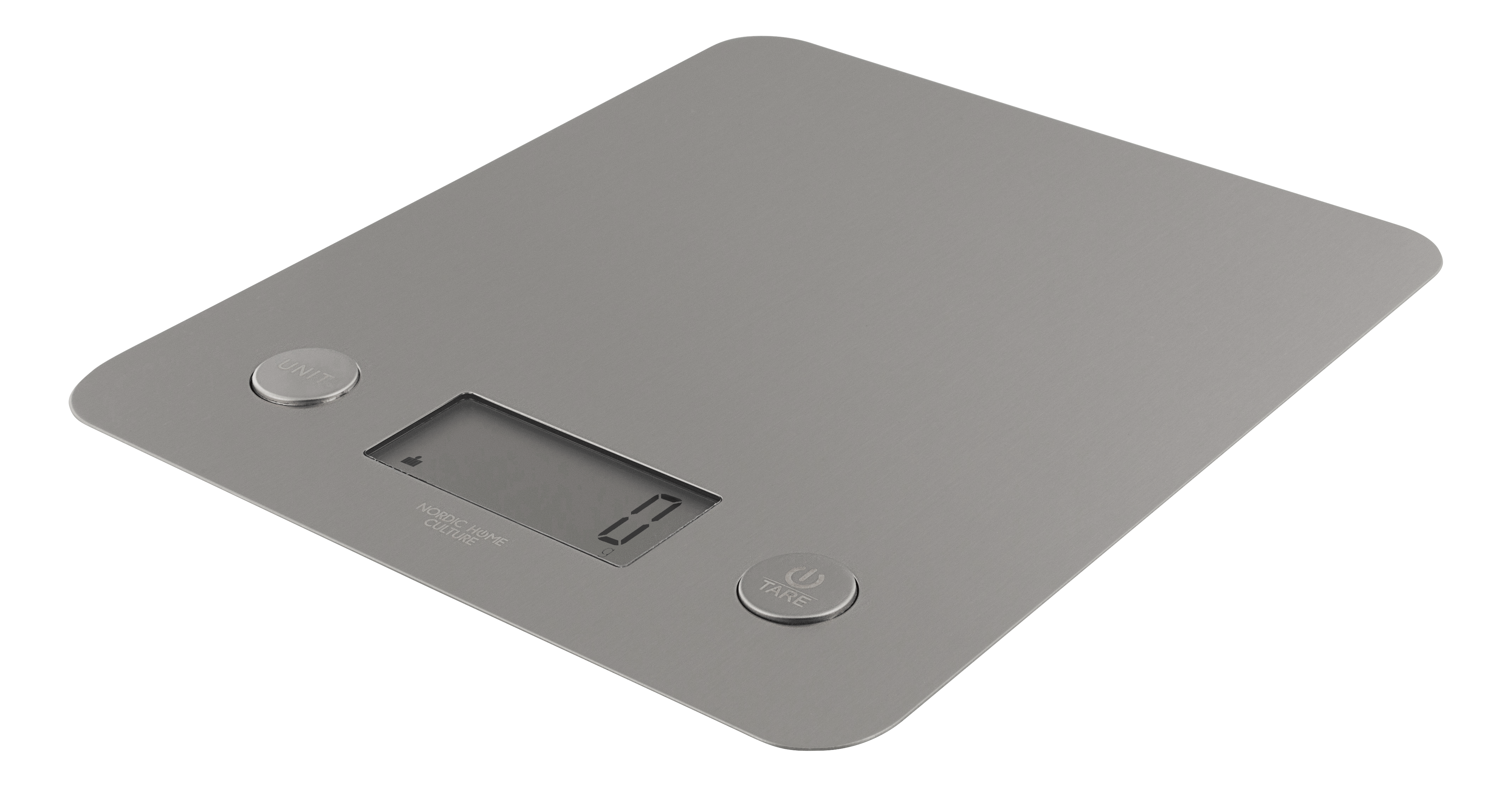 NORDIC HOME CULTURE Electronic kitchen scale, stainless steel, multi u