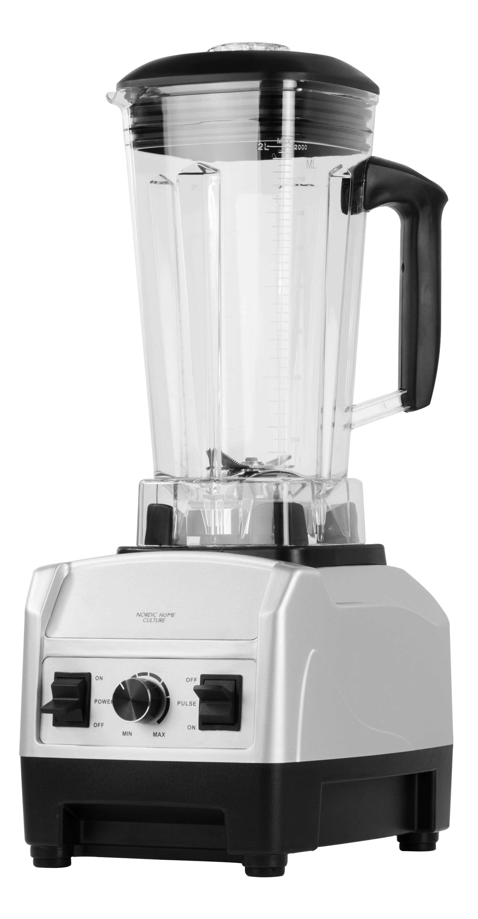 NORDIC HOME power blender, 1200W, up to 28000 rpm, silver
