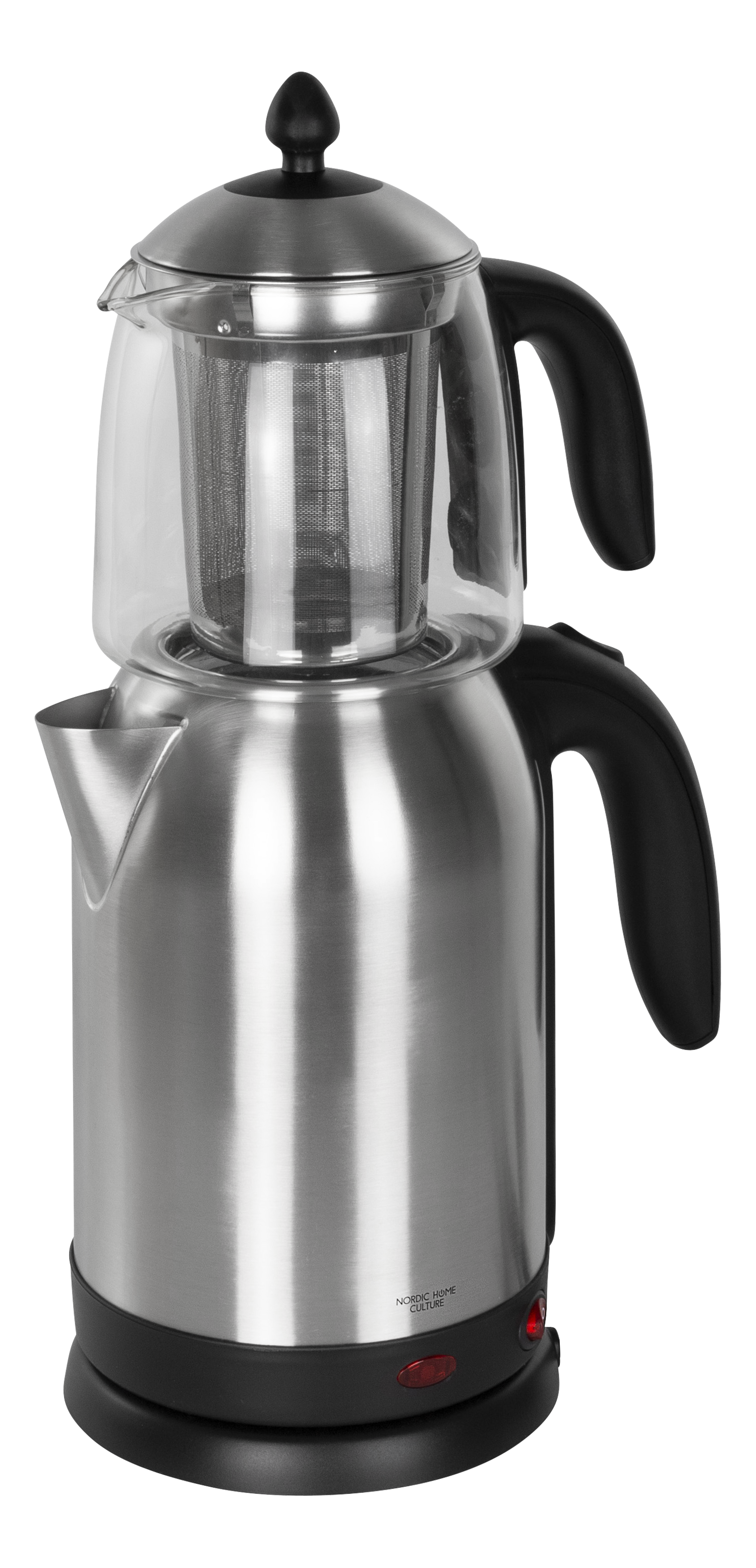 NORDIC HOME 2 i 1 Vattenkokare med tebryggare, 1,7L NORDIC HOME 2 i 1 Vattenkokare med tebryggare, 1,7L