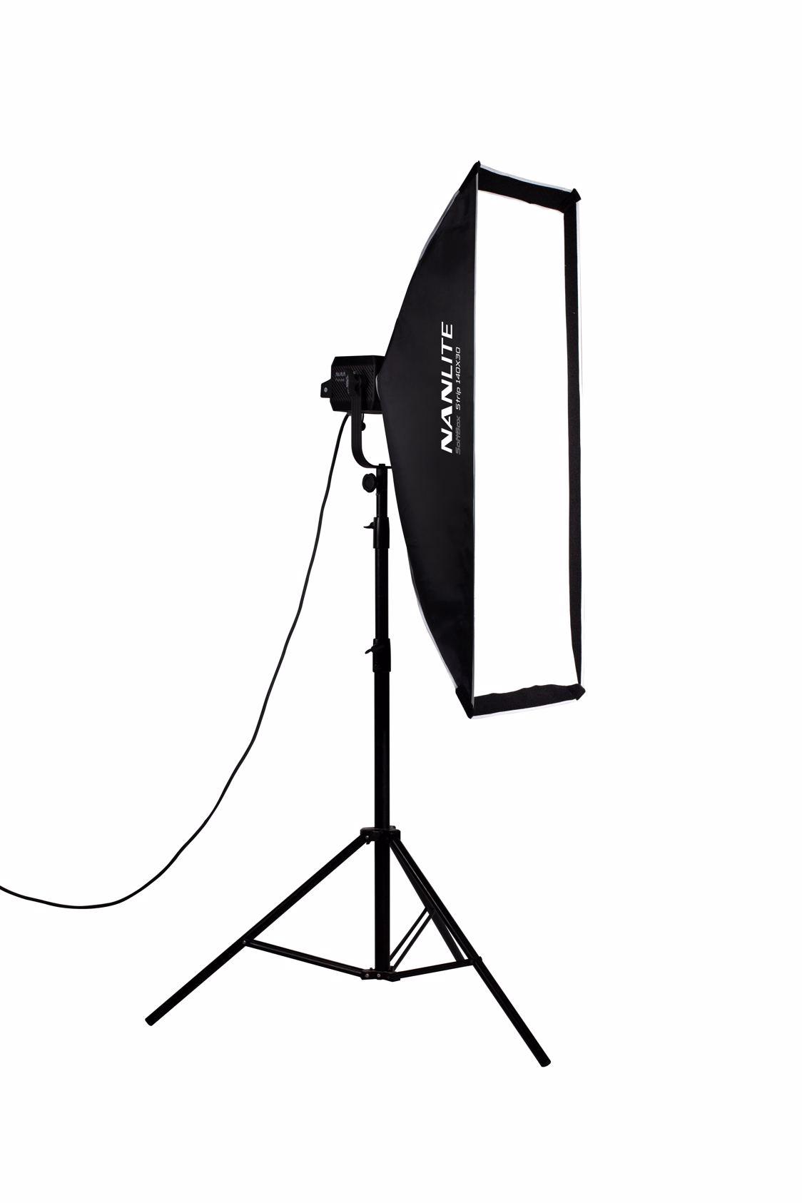 Nanlite Asymmetrical Stripbank Softbox with Bowens Mount (45x110cm)