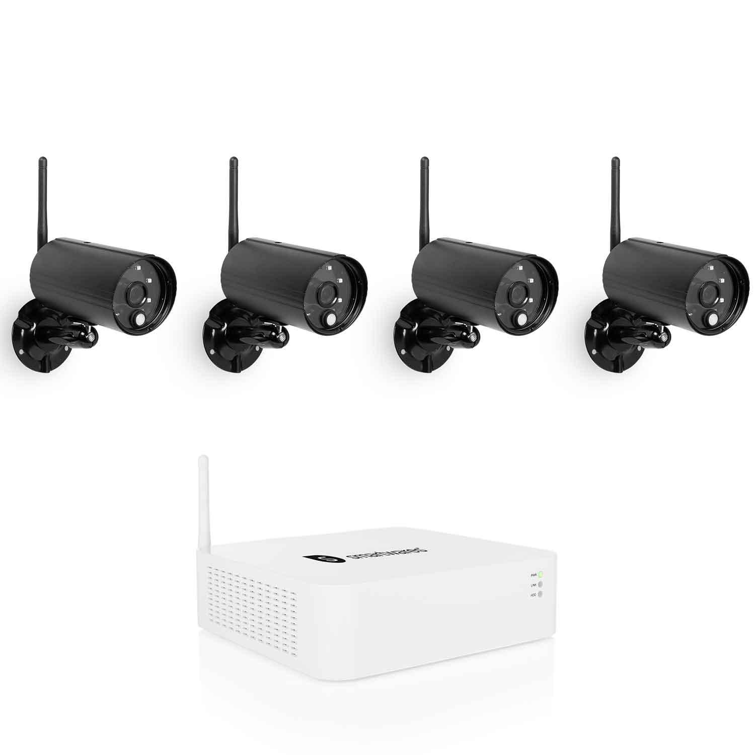 Smartwares WDVR840S Kameraset 1080p 4-p