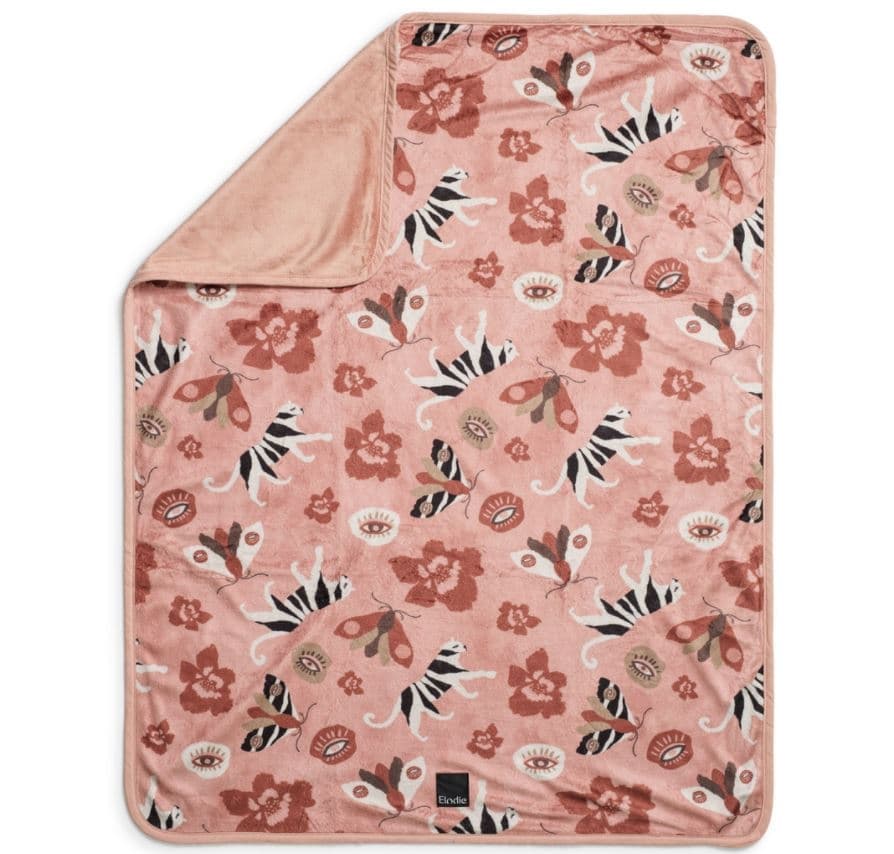 Elodie Details Pearl Velvet Blanket - Midnight Eye