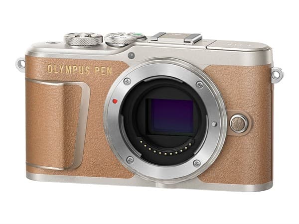 Olympus E-PL9 Pancake Zoom Kit Brun - OBS Fyndklass 1