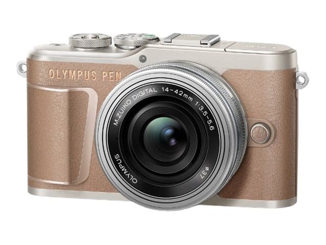 Olympus E-PL10 Pancake Zoom Kit Brown
