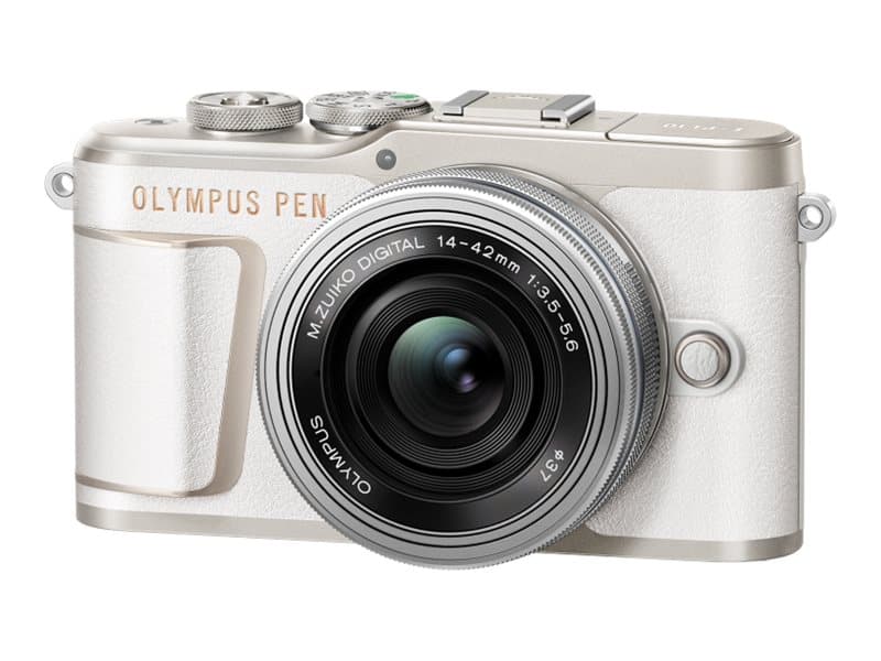 Olympus E-PL10 Pancake Zoom Kit White