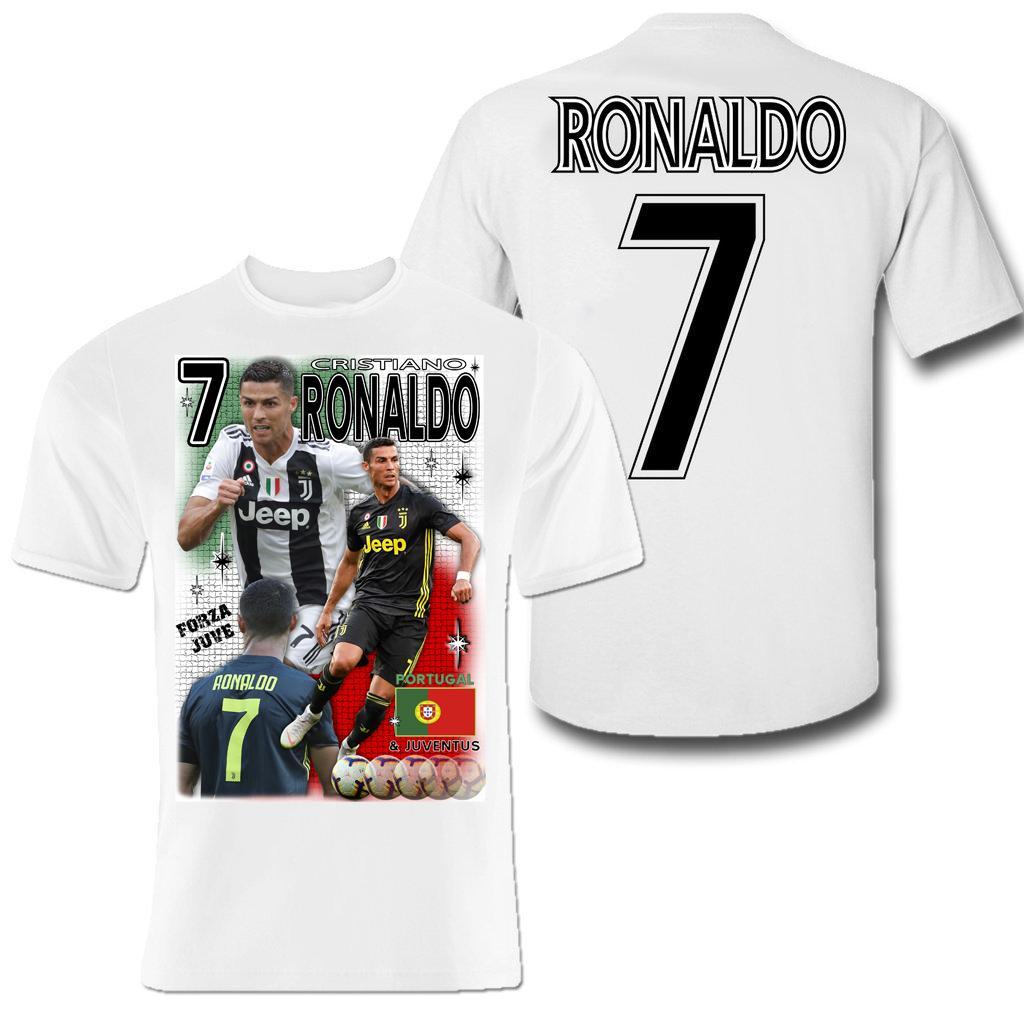 T-shirt Ronaldo Portugal & Juventus sports tröja