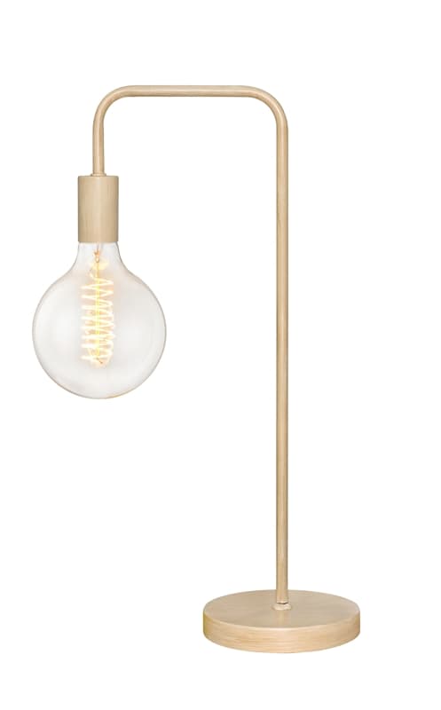 Havsö bordslampa Krok retro - Ljust trä