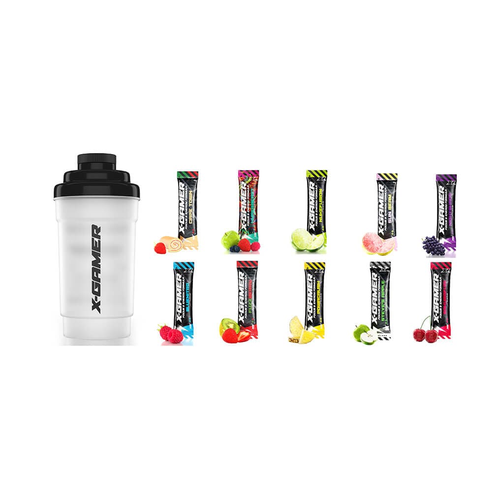 X-GAMER Shaker 5.0 500ml 10x Shotz