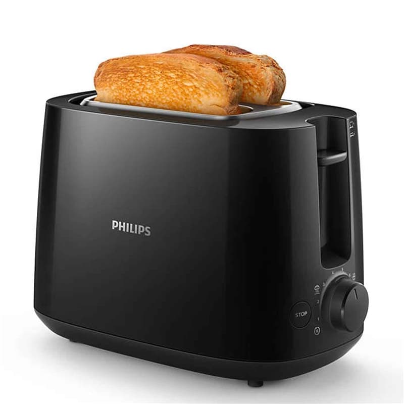 Philips Brödrost HD2581, Svart, För 2 Skivor