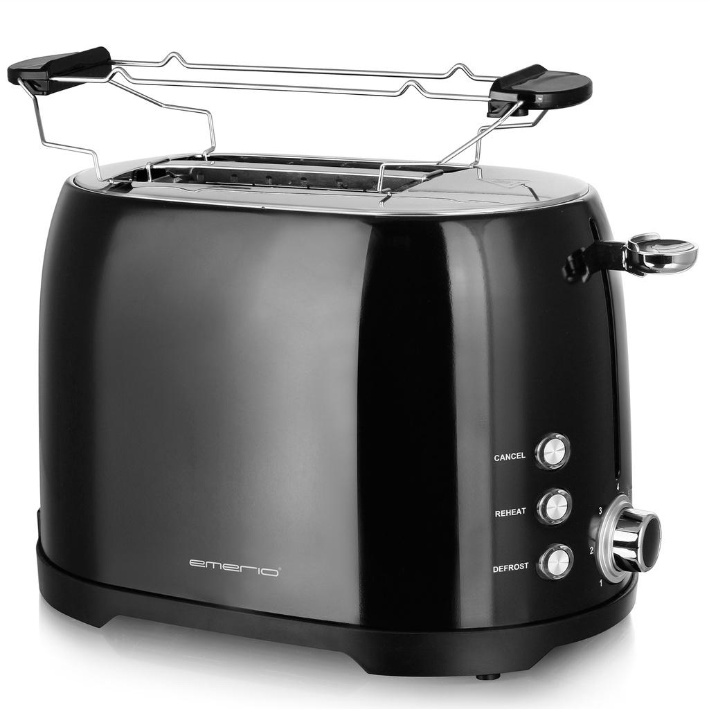 Emerio Brödrost Retro Black 800 Watt