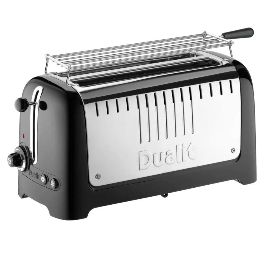 Dualist Brödrost Lite Long slot Svart 4 skivors
