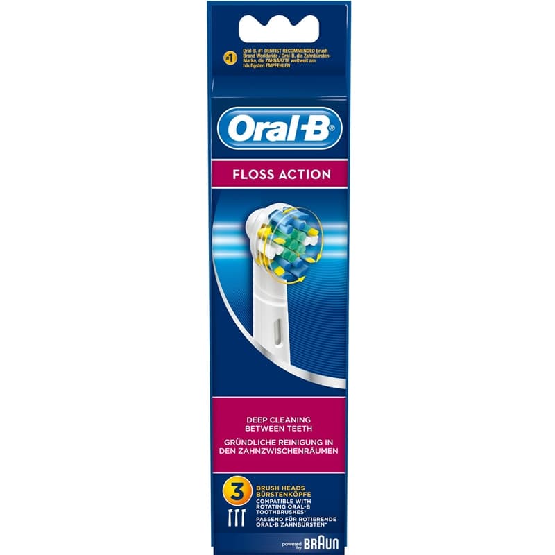 Oral B Reservtandborste Floss Ac. 3st