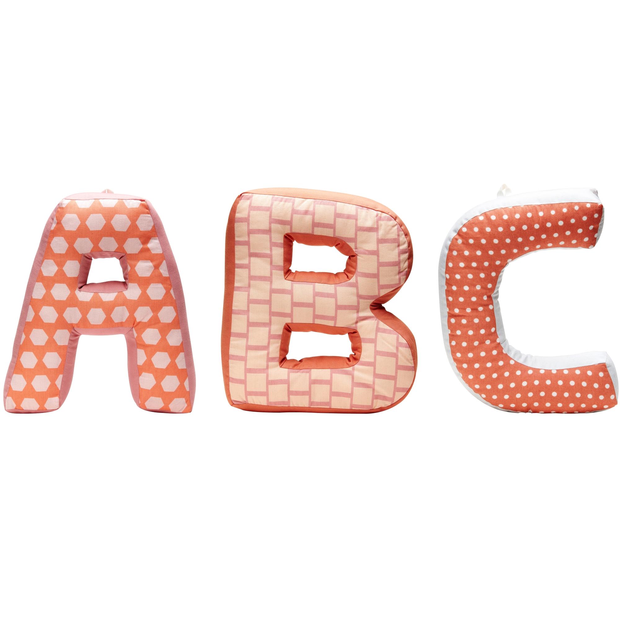 Kids Concept, ABC Kuddar Edvin, Rosa Multi