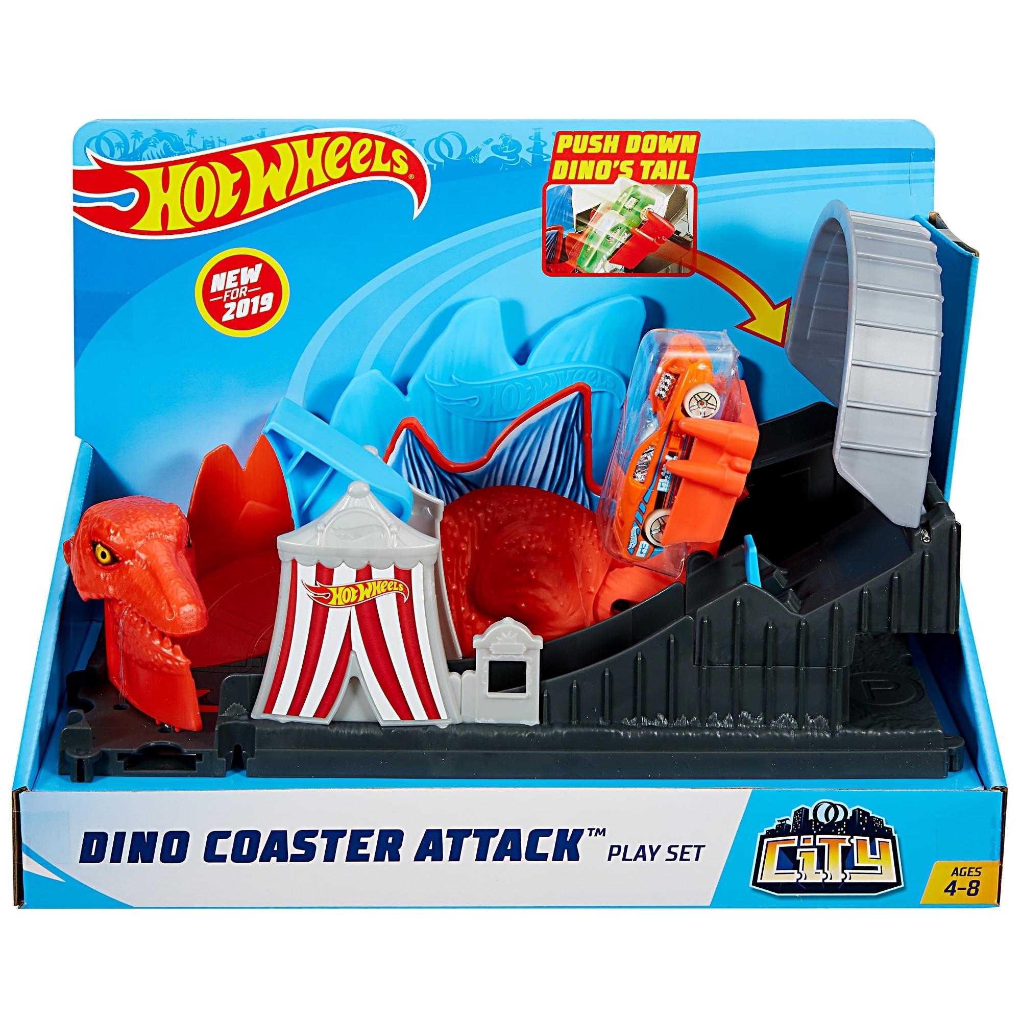 (99) Hot Wheels® Dino Coaster Attack™, playset