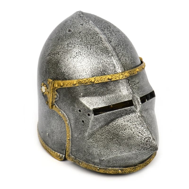 Den Goda Fen, Hjälm, Medeltida riddare med visir