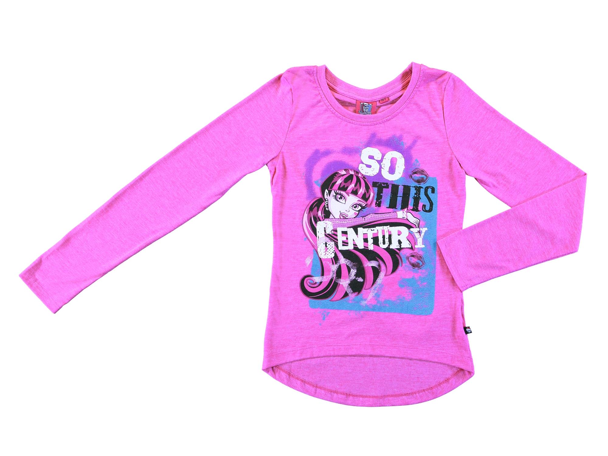 Monster High Pitkähihainen T-paita, Vaaleanpunainen