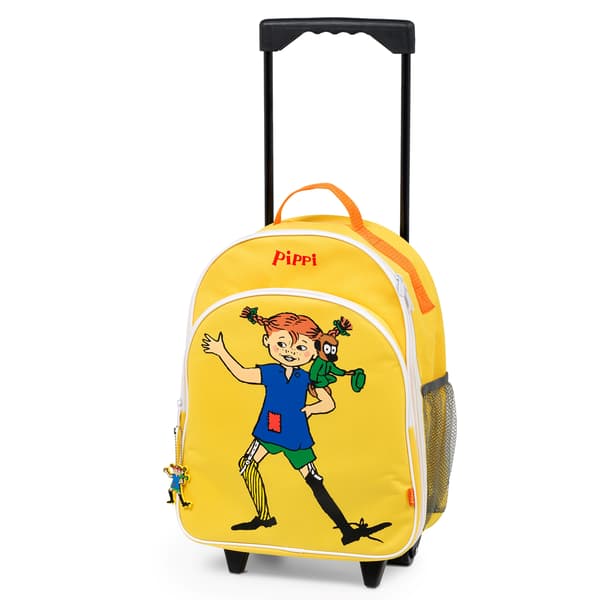 Pippi Långstrump rullväska, gul