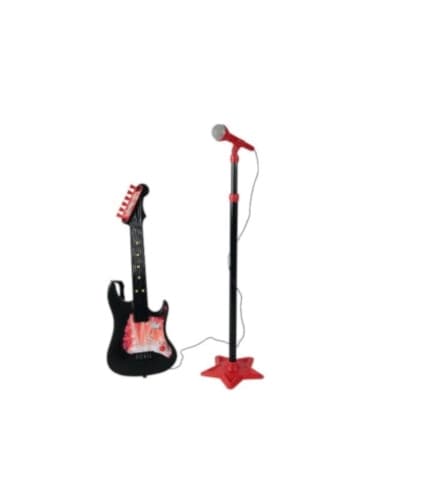 MyMusicWorld Guitar with Microphone Stand