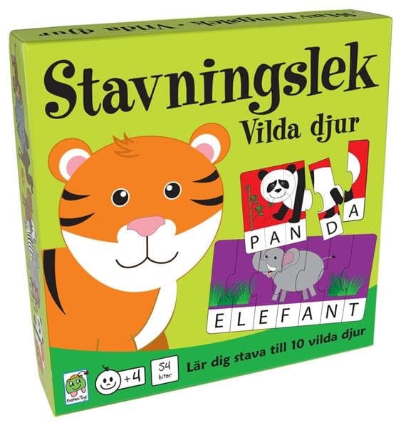 Barbo Classic Spelling Game: Wild Animals (SE)