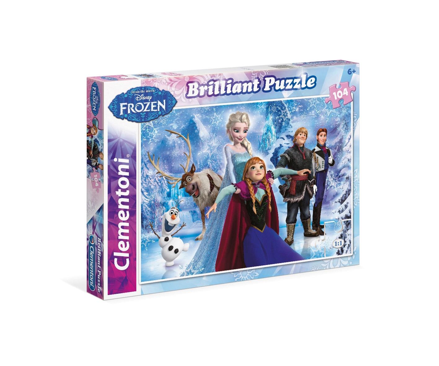 Disney, Frost, Puslespill, 104 brikker
