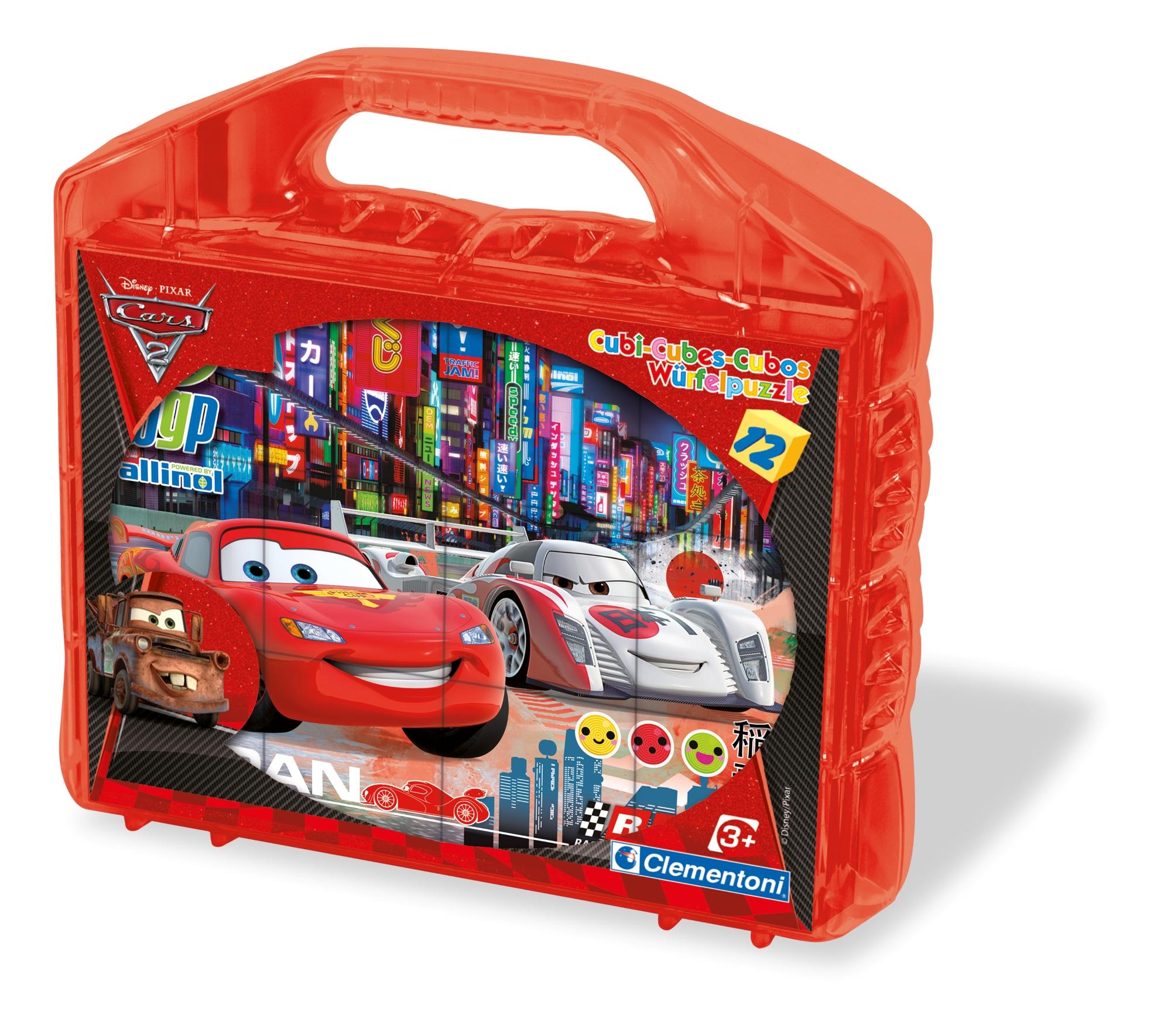 Disney Pixar Cars, Pussel, Kuber, 12 bitar