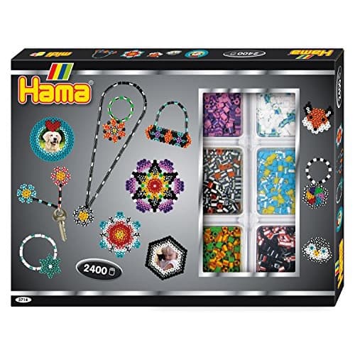 Hama, Stribede perler, 2400 stk.