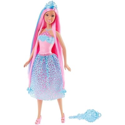 Barbie Dreamtopia Endless Hair Kingdom Princess Pink Hair