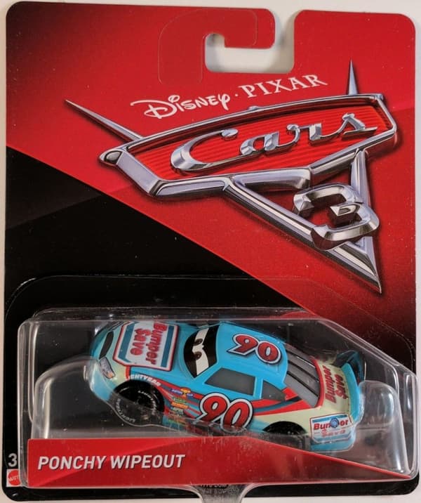 Disney Cars 3 Ponchy Wipeout