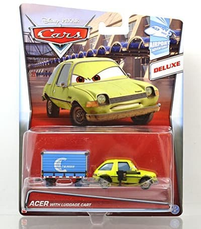 Disney Cars Acer With Luggage Cart