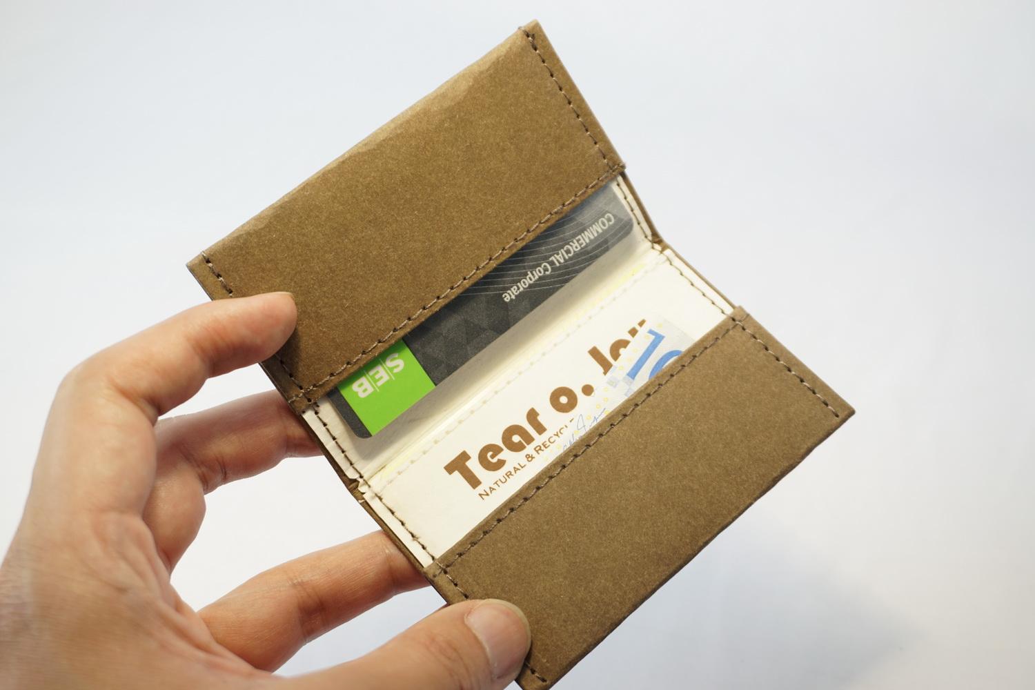Vegan vaskbart kraftpapir tegnebog
