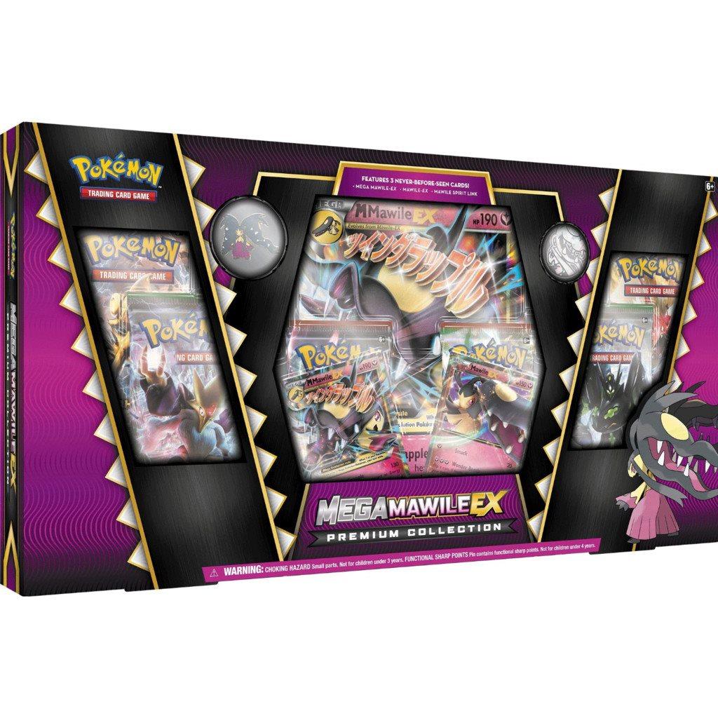 Pokemon Mega Mawile EX Premium Collection 6 boosters +1 oversized card + more