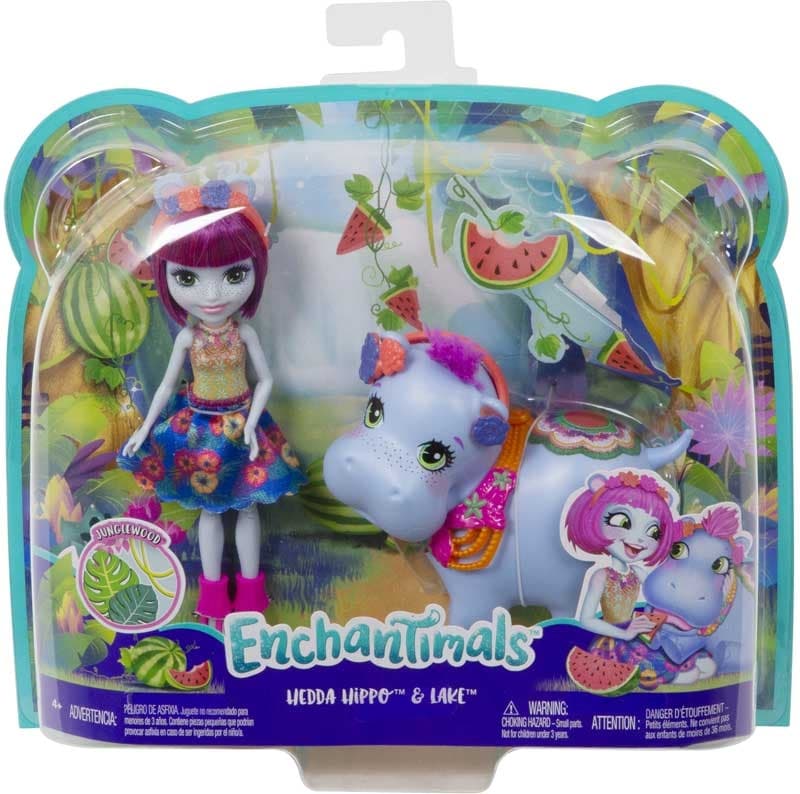 ENCHANTIMALS HEDDA HIPPO & LAKE