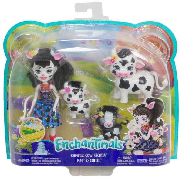 Enchantimals Cambrie Cow with Ricotta & Family