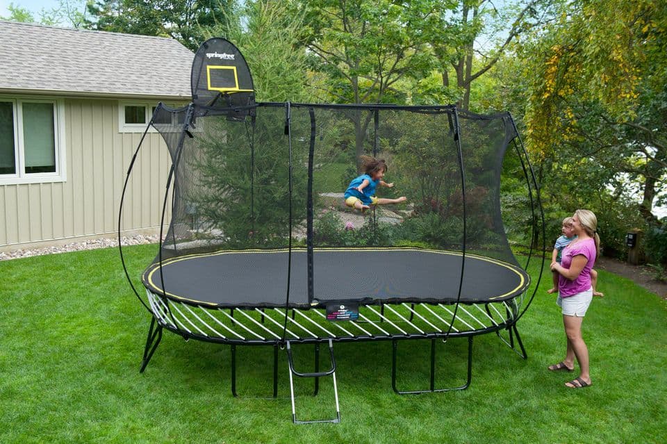 Springfree Trampoline O92 Large Oval 240 x 400 cm springflade (svarer
