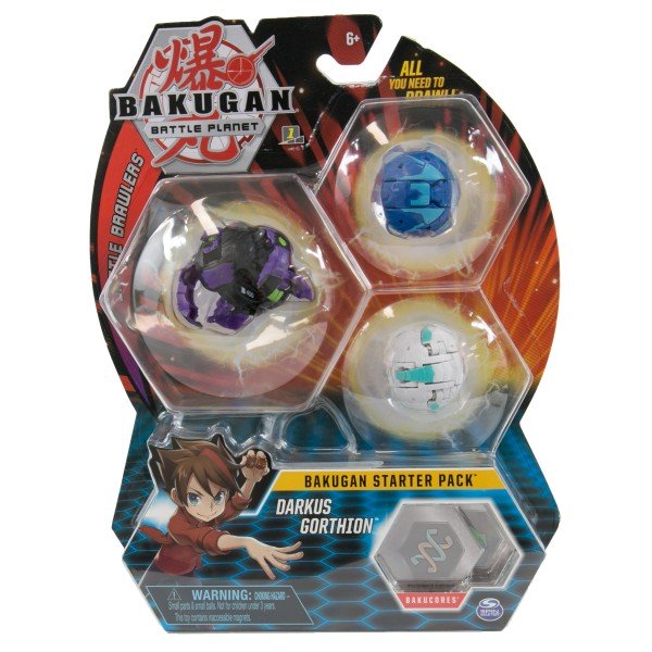 Bakugan Starter Pack 3-Pack,Drakus Gorthion