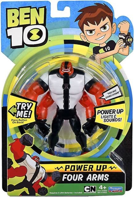 Ben 10 Power up Four Arms Deluxe Action Figure