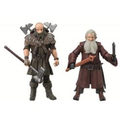 The Hobbit,  An Unexpected Journey, action figures - Dwalin & Balin - 2 pck