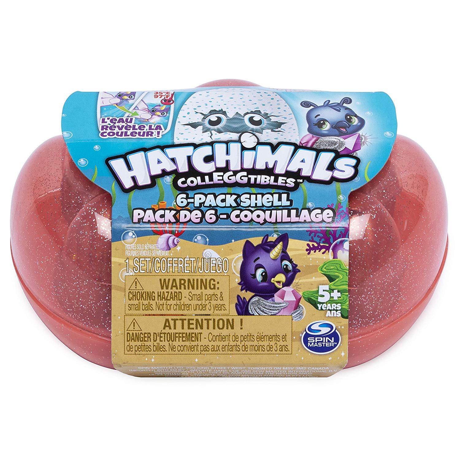 Hatchimals Colleggtibles S5 6pk Seashell Rød
