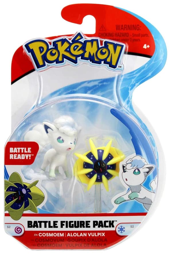 Pokemon Battle Figure Cosmoem vs Alolan Vulpix