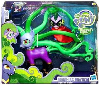 My Little Pony Mane-iac Mayhem and Spike the Dragon Figure Set