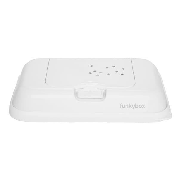 Funkybox ToGo White Little Stars - Förvaring våtservetter