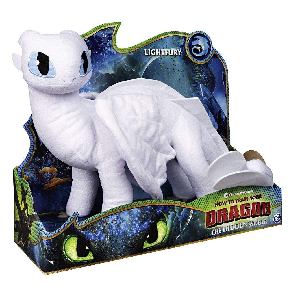 Dreamworks Dragons Lightfury Dragon Deluxe Plush Figure 36cm CDON