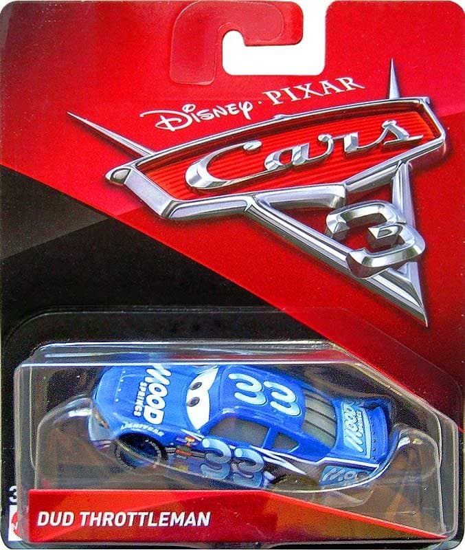 Disney Pixar Cars 3 - Dud Throttleman ! Bilar 3