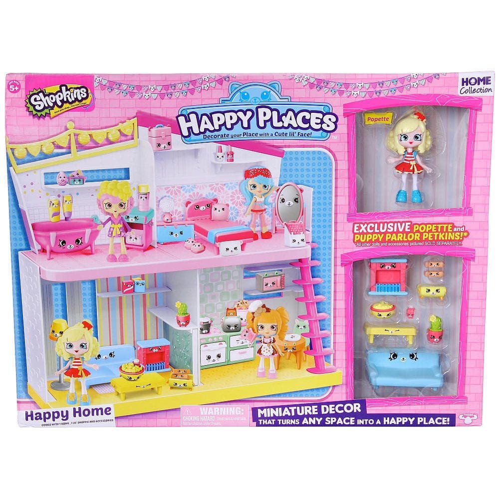 Shopkins Happy Places - Happy Home Playset Popette